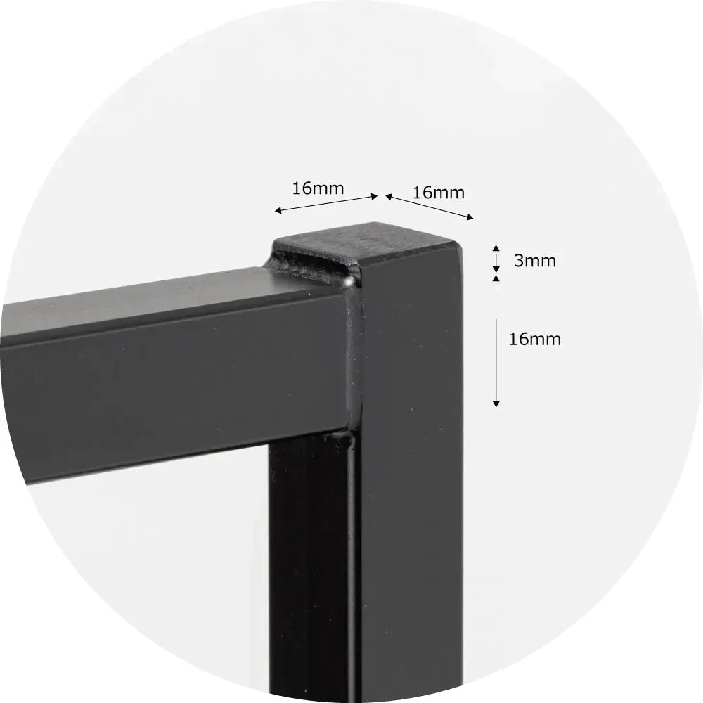 シンプル デザイン ハンガーラック スチール生地+クリア塗装 W900