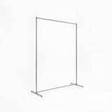 シンプル デザイン ハンガーラック スチール生地+クリア塗装　W1200