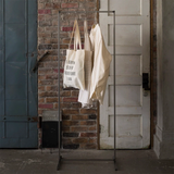 シンプル デザイン ハンガーラック スチール生地+クリア塗装　W900