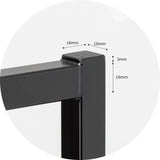 シンプル デザイン ハンガーラック スチール生地+クリア塗装　W900