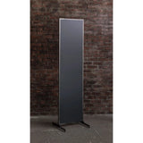 フロアミラー　アジャスタータイプ　黒皮風塗装